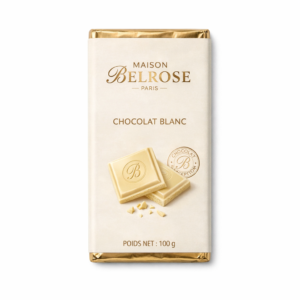 Tablette BelRose chocolat blanc fondant